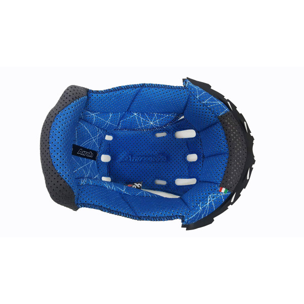 AIROH Airoh Centre Pads Aviator 2.2 Yellow/Blue